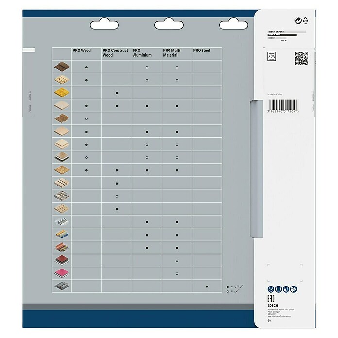Bosch Disco de sierra (Diámetro: 305 mm, Orificio: 30 mm, Número de dientes: 96 dientes)