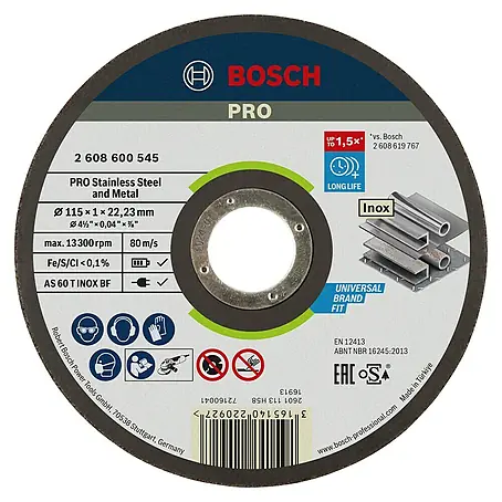 Bosch Professional  Trennscheibe Rapido Expert for Inox
