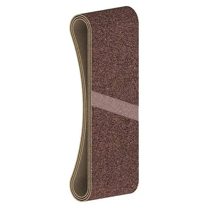 Bosch Schleifband-Set X440 Best for Wood and Paint - 65 x 410 mm, Körnung: 60 - 100, 3 Stk. - Braune Schmutzfangmatte mit Textur und hellerem Streifen. Ideal für Eingänge, um Schmutz und Feuchtigkeit fernzuhalten.