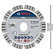 Bosch Professional Diamant-Trennscheibe (Durchmesser Scheibe: 125 mm, Höhe Segment: 12 mm) | BAUHAUS
