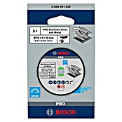 Bosch Professional Disco de corte (Diámetro disco: 76 mm, Espesor disco: 1 mm, Apto para: Acero inoxidable, Específico para: Amoladora batería Bosch Professional GWS 12V-76)