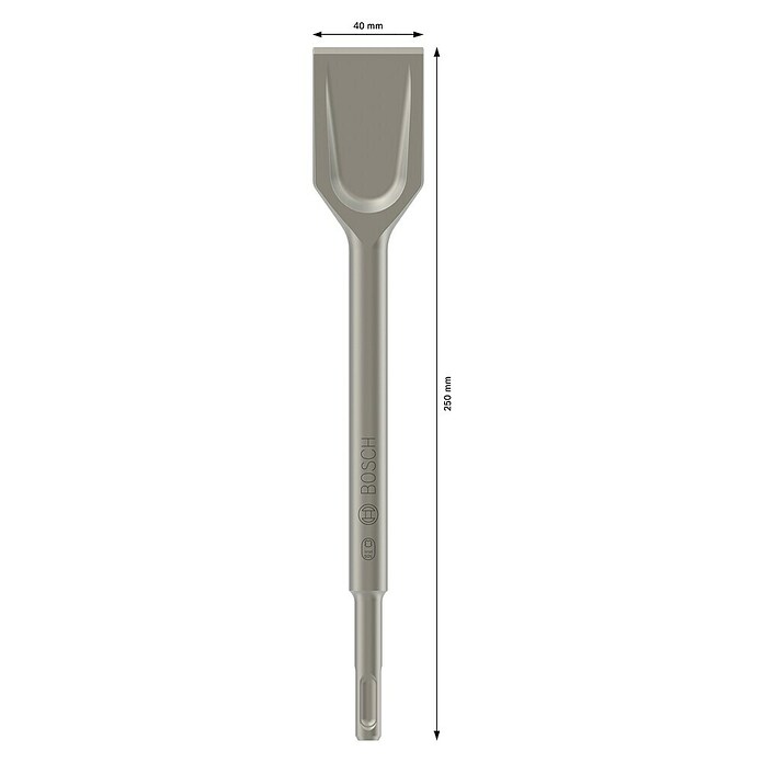 Bosch Cincel pala SDS-Plus Long Life (Largo: 250 mm, Ancho: 40 mm)