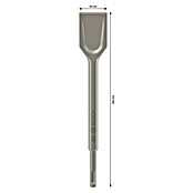 Bosch Cincel pala SDS-Plus Long Life (Largo: 250 mm, Ancho: 40 mm)