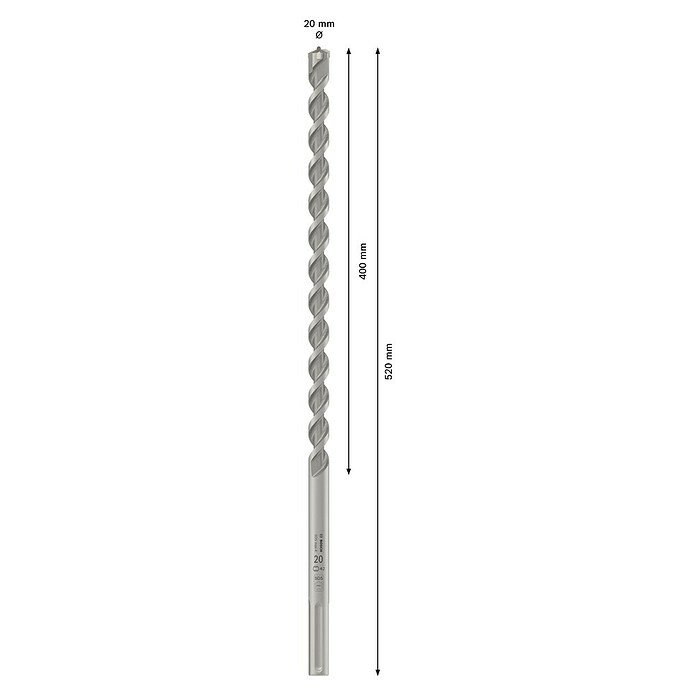 Bosch Professional SDS-MAX Betonbohrer (Durchmesser: 20 mm, Länge: 520 mm)