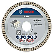 Bosch Diamant-Trennscheibe Best for Ceramic Extra Clean Turbo (Durchmesser: 125 mm, Bohrung: 22,23 mm, Geeignet für: Porzellan, 1 Stk.) | BAUHAUS