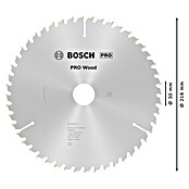 Bosch Kreissägeblatt (Durchmesser: 216 mm, Bohrung: 30 mm, Anzahl Zähne: 48 Zähne)