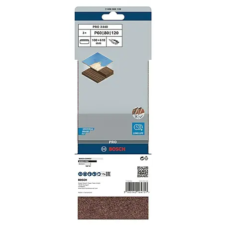 Bosch  Schleifband-Set X440 Best for Wood and Paint