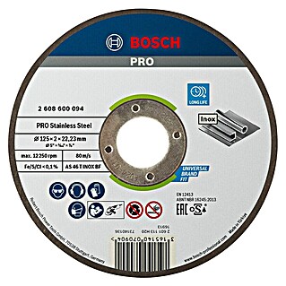 Bosch Professional Trennscheibe (Durchmesser Scheibe: 125 mm, Stärke Scheibe: 2 mm)