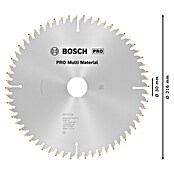 Bosch Kreissägeblatt (216 mm, Bohrung: 30 mm, 60 Zähne)