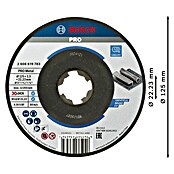 Bosch Professional X-Lock Disco de corte X-Lock Expert A 30 S BF (Diámetro disco: 125 mm, Espesor disco: 2,5 mm, Apto para: Metal)