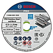 Bosch Professional Disco de corte (Diámetro disco: 76 mm, Espesor disco: 1 mm, Apto para: Acero inoxidable, Específico para: Amoladora batería Bosch Professional GWS 12V-76)