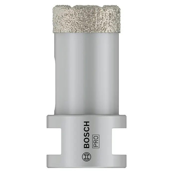 Bosch Diamant-Trockenbohrer Dry Speed - Durchmesser: 25 mm - Bosch Pro Diamant-Bohrkrone für saubere Bohrungen in harten Materialien. Ideal für Fliesen, Glas und Keramik mit präzisem Schnitt und langer Lebensdauer.