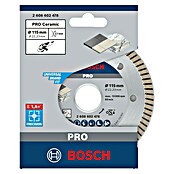 Bosch Diamant-Trennscheibe Best for Ceramic Extra Clean Turbo (Durchmesser: 115 mm, Bohrung: 22,23 mm, Geeignet für: Porzellan, 1 Stk.) | BAUHAUS
