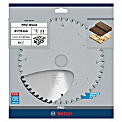 Bosch Disco de sierra (Diámetro: 216 mm, Orificio: 30 mm, Número de dientes: 54 dientes)