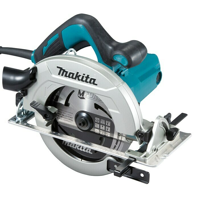 Makita Handkreissäge HS76111.600 W, Sägeblatt: Ø 190 mm, Leerlaufdrehzahl: 0 U/min - 5.500 U/min Front View