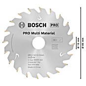 Bosch Disco de sierra (Diámetro: 85 mm, Orificio: 15 mm, Número de dientes: 30 dientes)