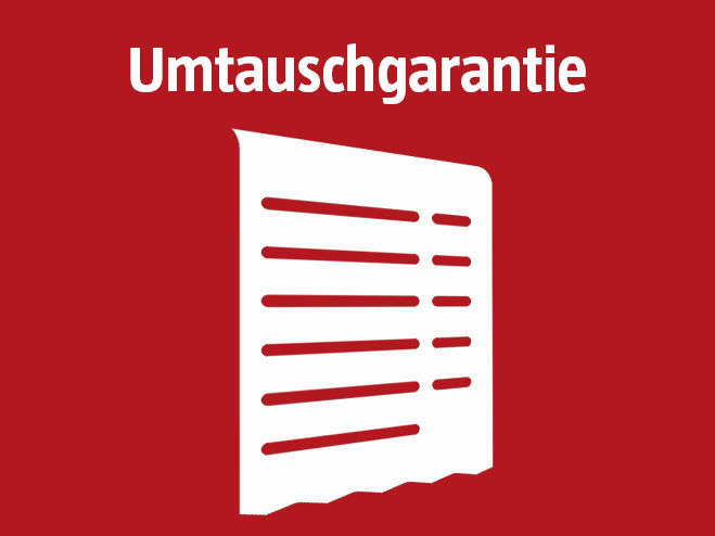 Umtauschgarantie
