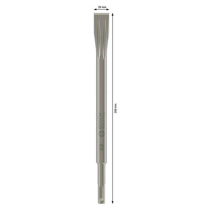 Bosch Cincel plano Long Life (Largo: 250 mm, Ancho: 20 mm)