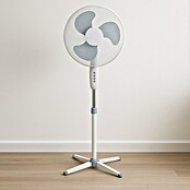 Ventilador de pie con altura regulable (Blanco, 40 cm, 125 cm) | BAUHAUS