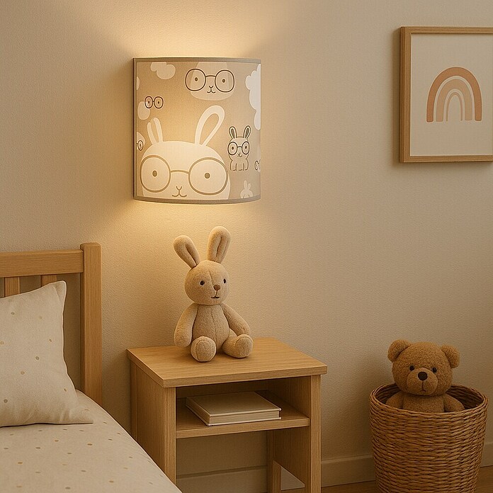 Idp Lampshades Aplique de pared Bunny (Taupe) | BAUHAUS