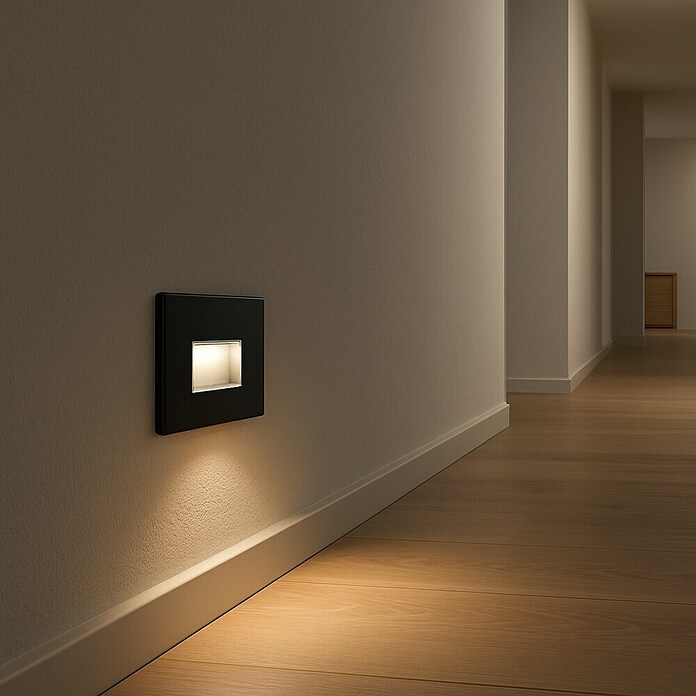 Paulmann LED-Einbauleuchte Edge (B x H: 80 x 80 mm, Warmweiß, Weiß) | BAUHAUS