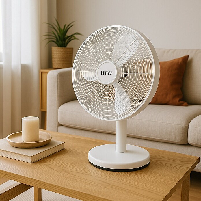 HTW Ventilador de sobremesa TAF1235 (Blanco, 35 cm) | BAUHAUS