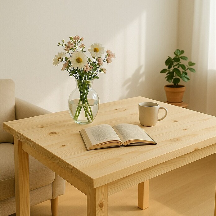 Do it wood Tablero de madera laminada (Pino, 80 x 40 x 1,8 cm)