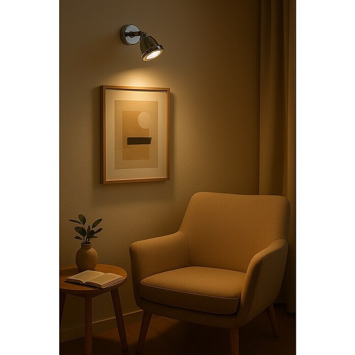 Tween Light Elmas Regleta LED (4 W, GU10, Cromo, 1 luz)