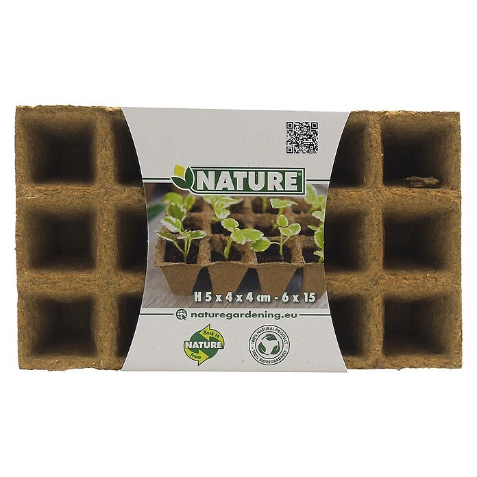 Nature Kweekpot (Hout, Bruin, l x b x h: 4 x 4 x 5 cm) | BAUHAUS