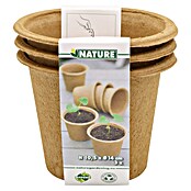 Nature Kweekpot (Ø x h: 14 x 10,5 cm, Hout, Bruin) | BAUHAUS