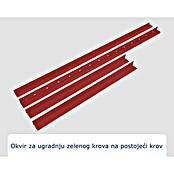 EcoStar Okvir za krov  (Namijenjeno za: EcoStar spremišta Tip 2, Crvena) | BAUHAUS