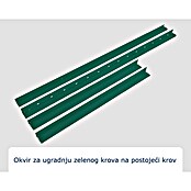 EcoStar Okvir za krov  (Namijenjeno za: EcoStar spremište Tip 2, Zelena) | BAUHAUS