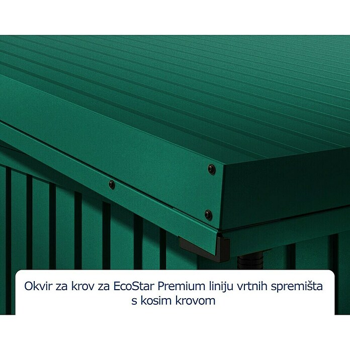 EcoStar Okvir za krov  (Namijenjeno za: EcoStar spremište Tip 2, Zelena) | BAUHAUS