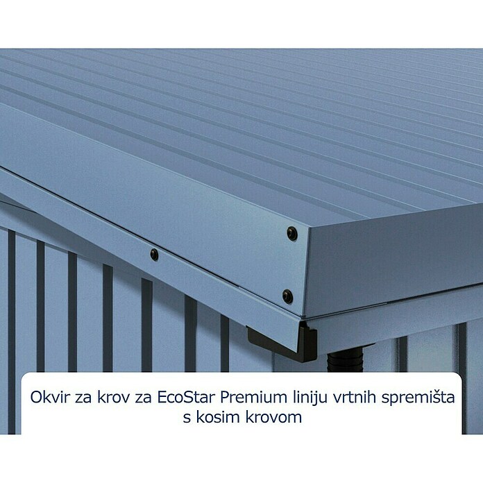 EcoStar Okvir za krov  (Namijenjeno za: EcoStar spremišta Tip 2, Plava) | BAUHAUS