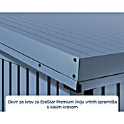EcoStar Okvir za krov  (Namijenjeno za: EcoStar spremišta Tip 2, Plava) | BAUHAUS