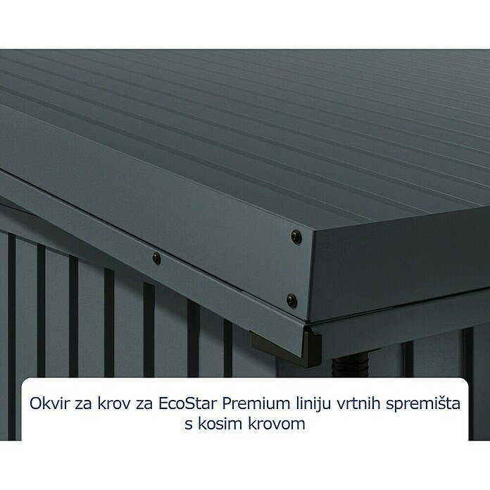 EcoStar Okvir za krov  (Namijenjeno za: EcoStar spremišta Tip 1, Antracit) | BAUHAUS