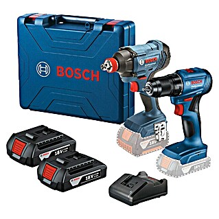 Bosch Professional Set orodij GSR 185-LI + GDX 185-LI (18 V, 2 bateriji, 2 Ah, 6 -del.)
