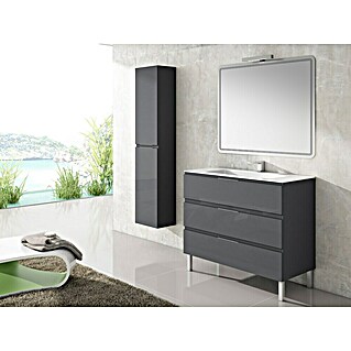 Camargue Mueble de lavabo Módena 3C (L x An x Al: 45 x 80 x 69 cm, Grafito)
