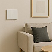 Simon 82 Mecanismo de conmutador doble Concept (Blanco, Plástico, IP20) | BAUHAUS