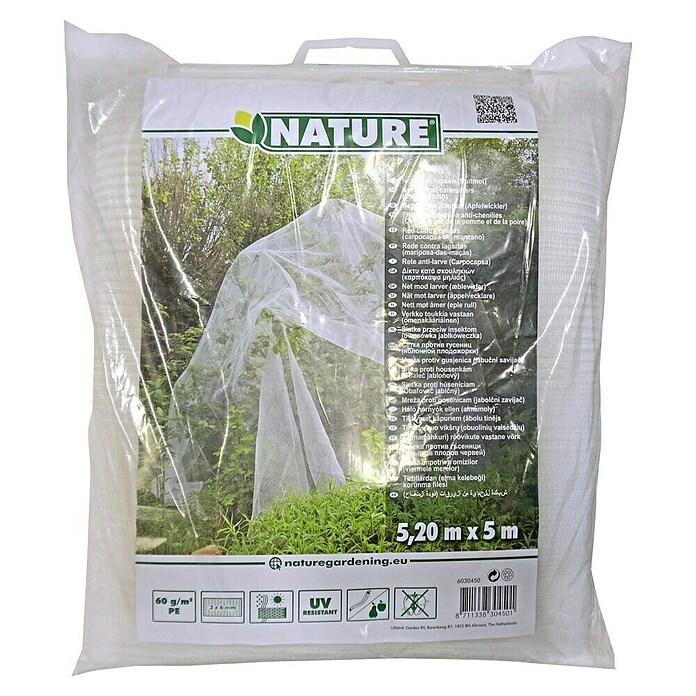 Nature Beschermgaas tegen insecten (Wit, l x b: 5,2 x 5 m) | BAUHAUS