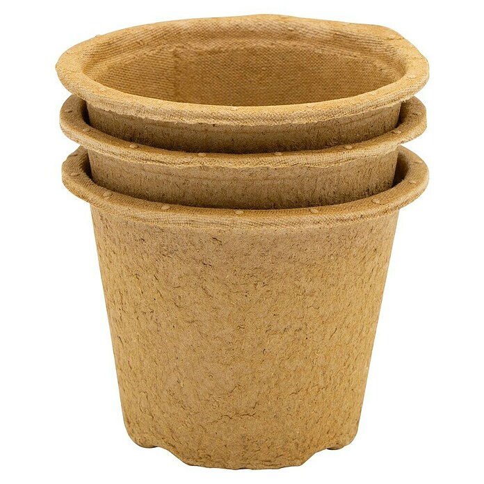 Nature Kweekpot (Ø x h: 10,5 x 8 cm, Hout, Bruin) | BAUHAUS