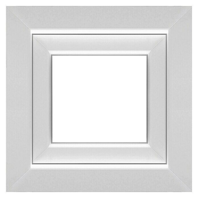 Solid Elements Kunststofffenster Q71 Supreme (B x H: 60 x 60 cm, Links, Weiß)
