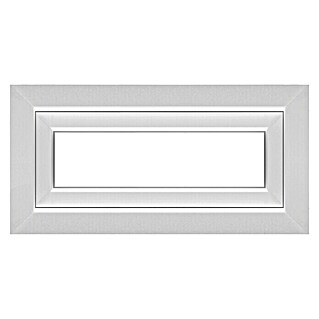 Solid Elements Kunststofffenster Q71 Supreme (B x H: 100 x 50 cm, Rechts, Weiß)