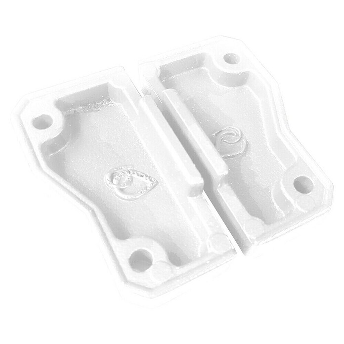 Dioco Smartwall Kit de accesorios para poste de pared (Blanco, Específico para: Postes de pared Smartwall) | BAUHAUS
