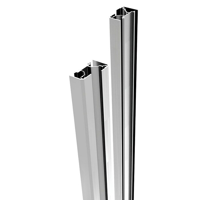 Dioco Smartwall Poste de pared para valla (2 ud., Altura: 100 cm, Específico para: Fijar en muros o paredes, Blanco) | BAUHAUS
