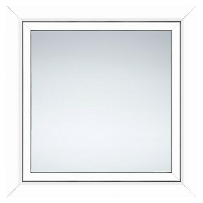 Solid Elements Kunststofffenster Q81 Excellence (B x H: 100 x 100 cm, DIN Anschlag: Links, Weiß)