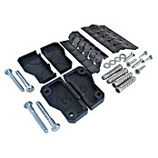Dioco Smartwall Kit de accesorios para poste de pared (Antracita, Específico para: Postes de pared Smartwall) | BAUHAUS
