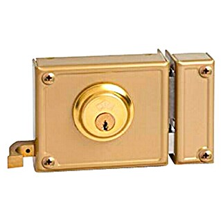 JiS Cerradura con cerrojo 25-10 (Tipo de cerradura: Cerradura de bombín, DIN-derecha, Puerta exterior)