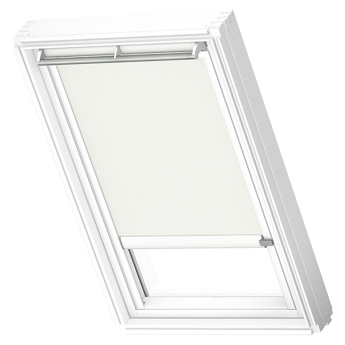Velux Dachfensterrollo RML FK04 1028KWL (Farbe: Weiß - 1028KWL, Farbe Schiene: Weiß, Elektrisch) | BAUHAUS