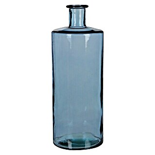Vase Guan (Ø x H: 15 x 40 cm, Glas, Blau)